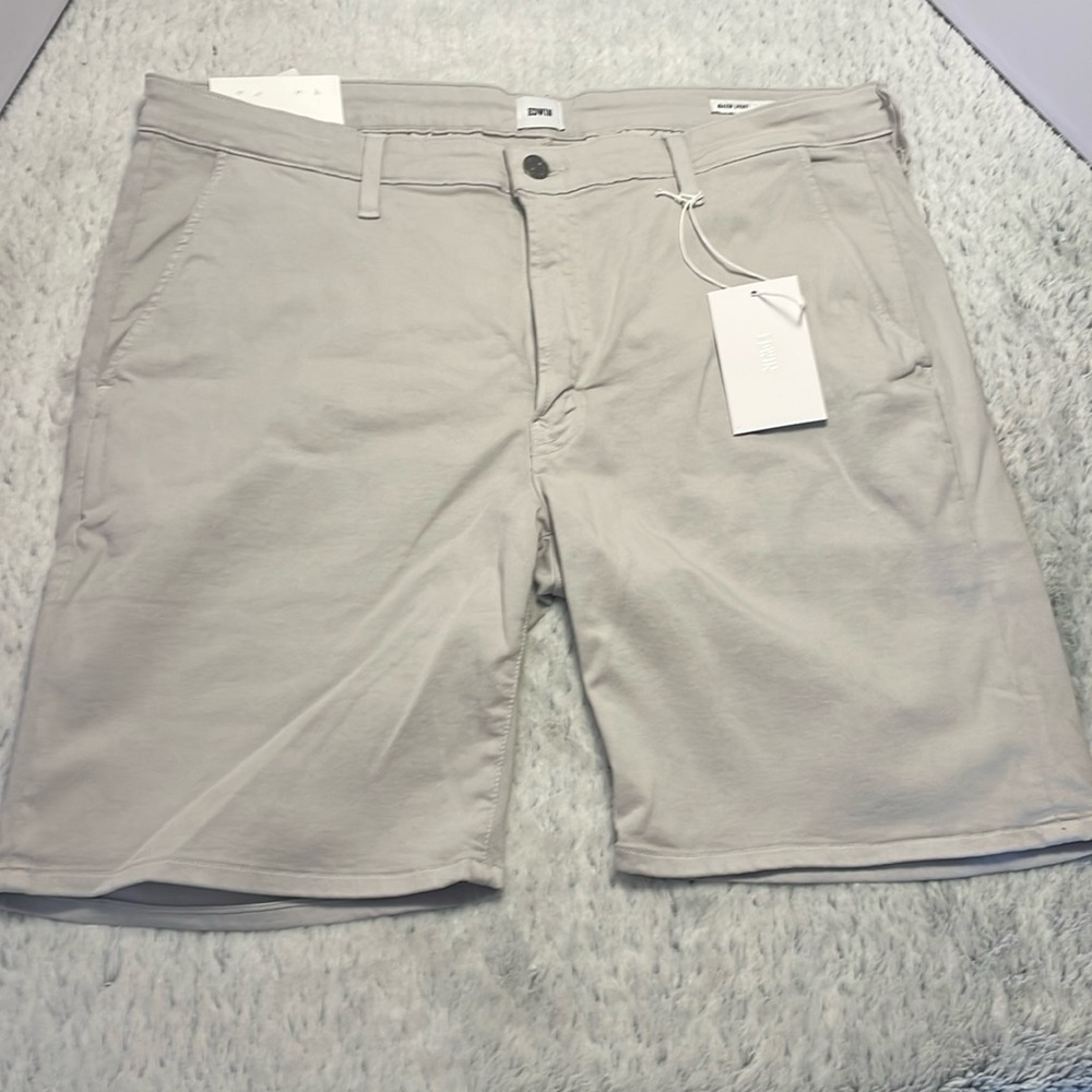 ⭐️NWT (118$)EDWIN endurance mason short slim Chino in stone SZ 36